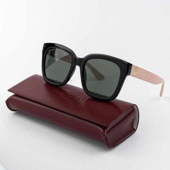 Gucci Women Sunglasses Black / Pink Grey Square GG1338S 006 NEW AUTHENTIC main image 14